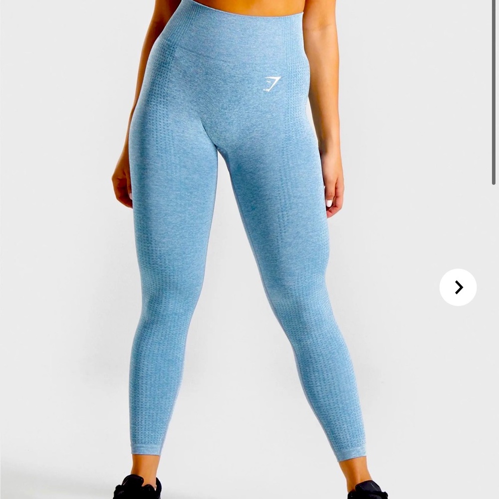 GYMSHARK Vital seamless Teal MARL Leggings!!